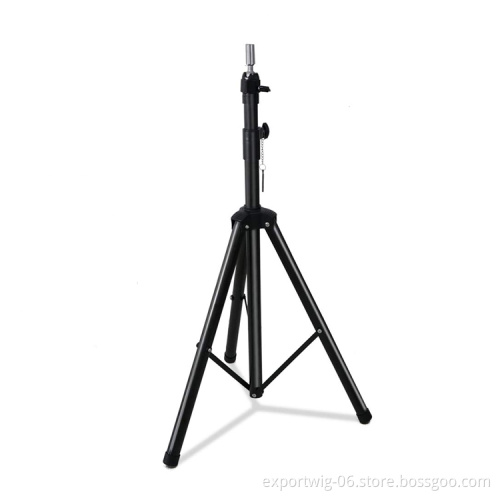 Tripod Stand for Canvas Block Head Adjustable Wig Head Stand Holder for Cosmetology Hairdressing Training Practice Wig Stand